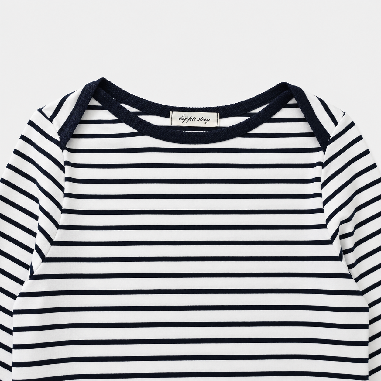 Marin Stripe Boat Neck Long Sleeve Top - Women One Size