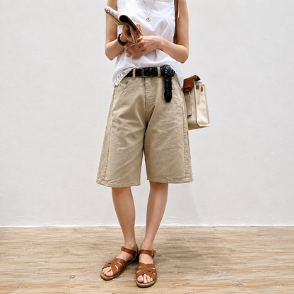 Vintage Cotton Bermuda Shorts