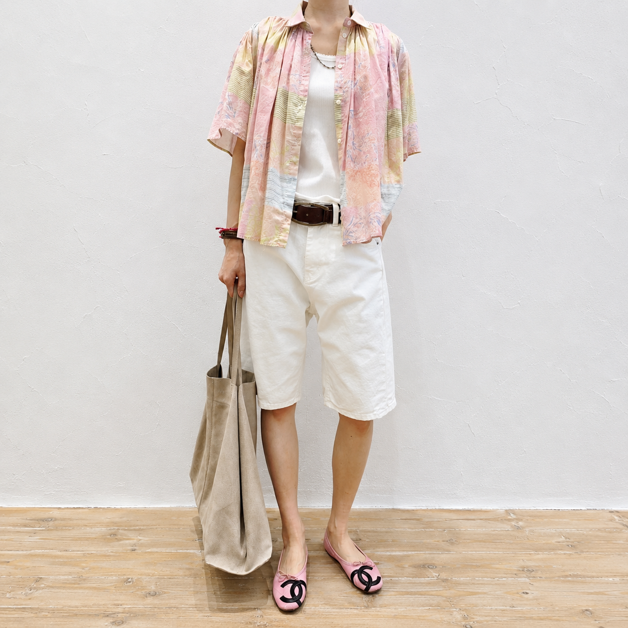Vintage Cotton Bermuda Shorts