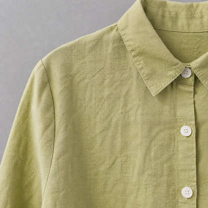 Soft Touch Premium Linen Shirt - Women One Size
