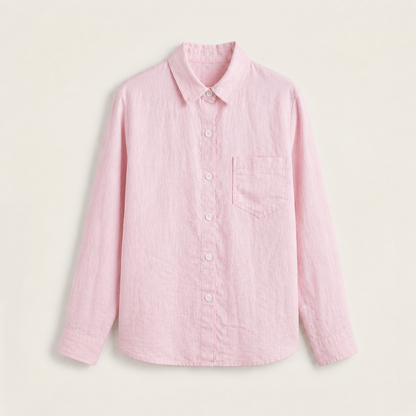 Soft Touch Premium Linen Shirt - Women One Size