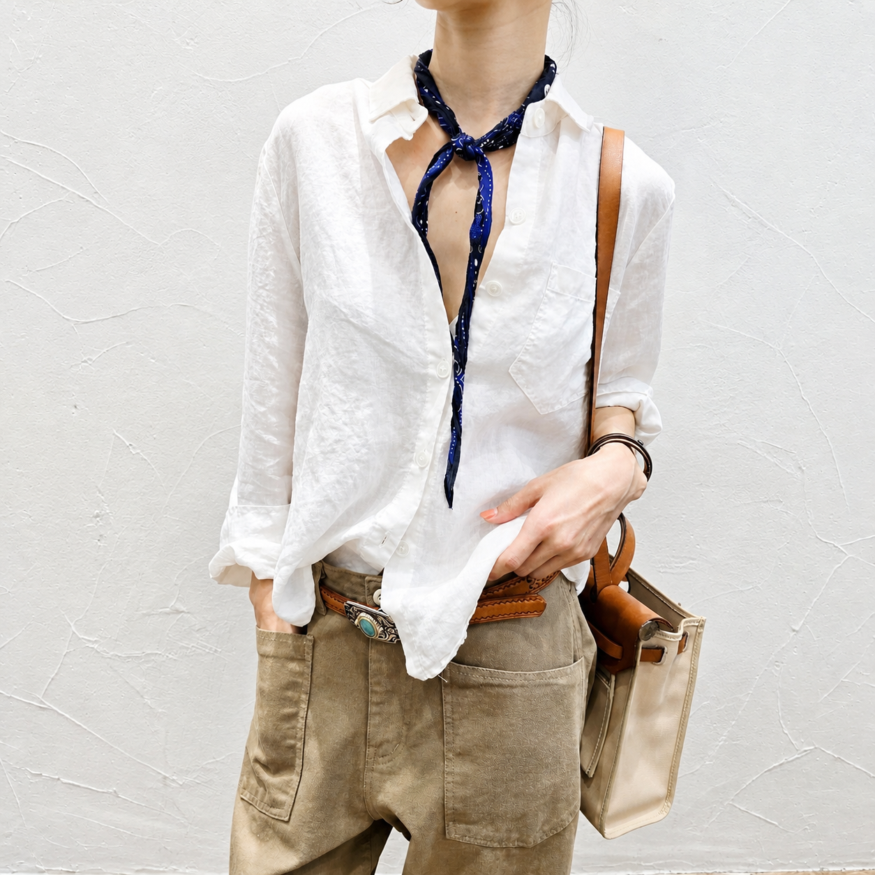 Soft Touch Premium Linen Shirt - Women One Size