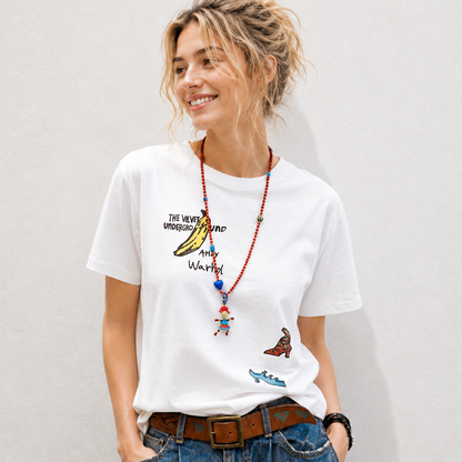 Pop Art Banana Graphic Tee – Retro Art Print - Women One Size