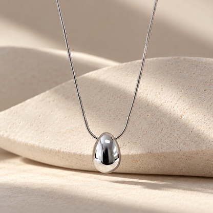 Egg Drop Adjustable Lariat Necklace