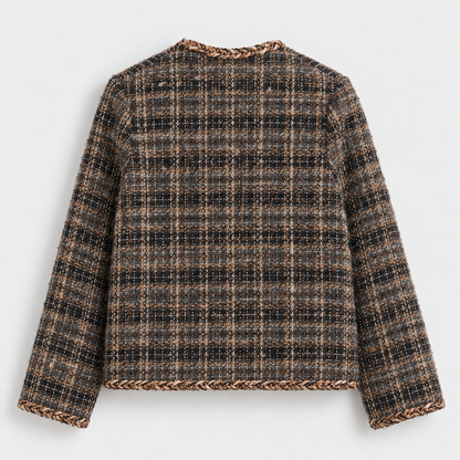Textured Bouclé Tweed Jacket - Women One Size