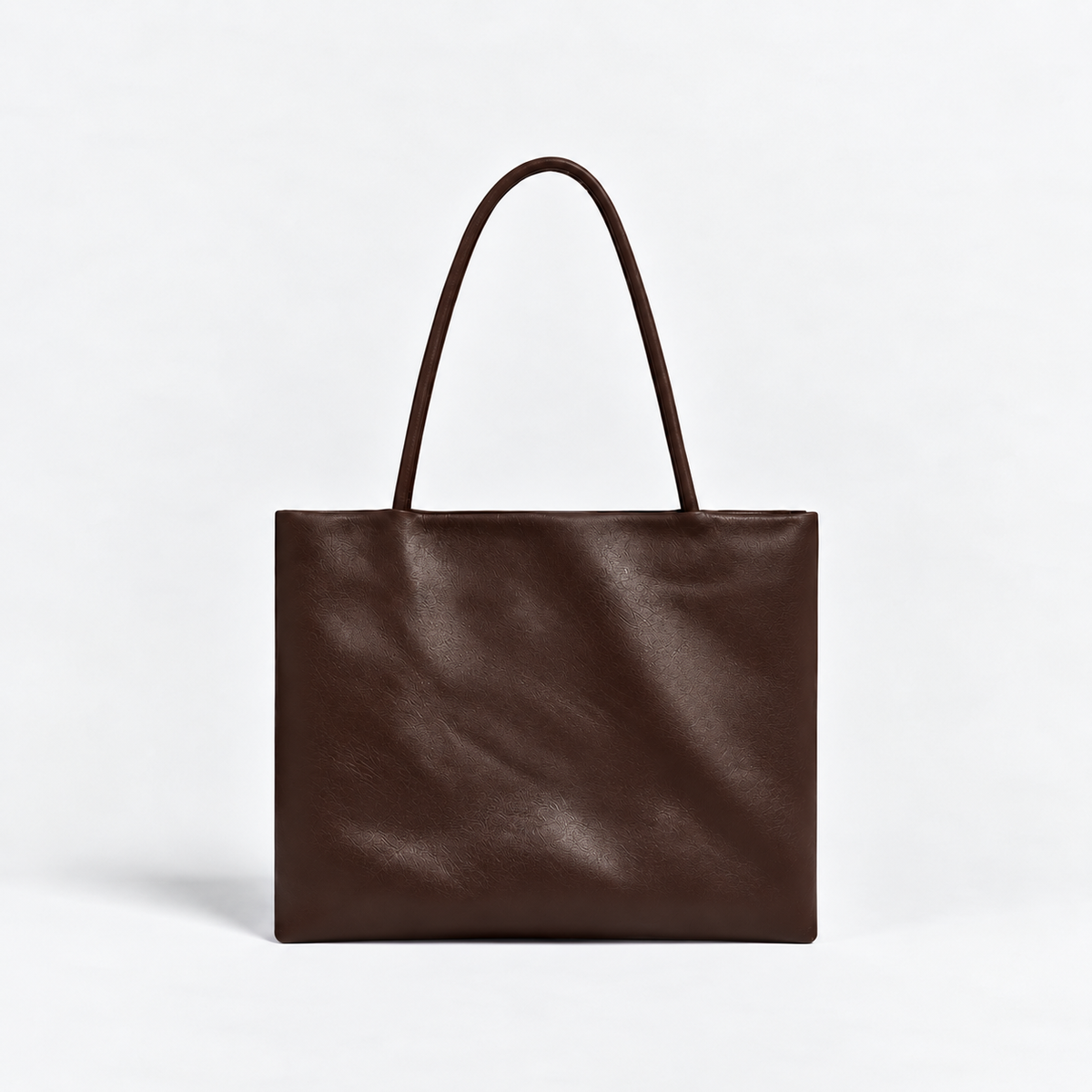 LUNE Double Compartment Lambskin Tote - Small