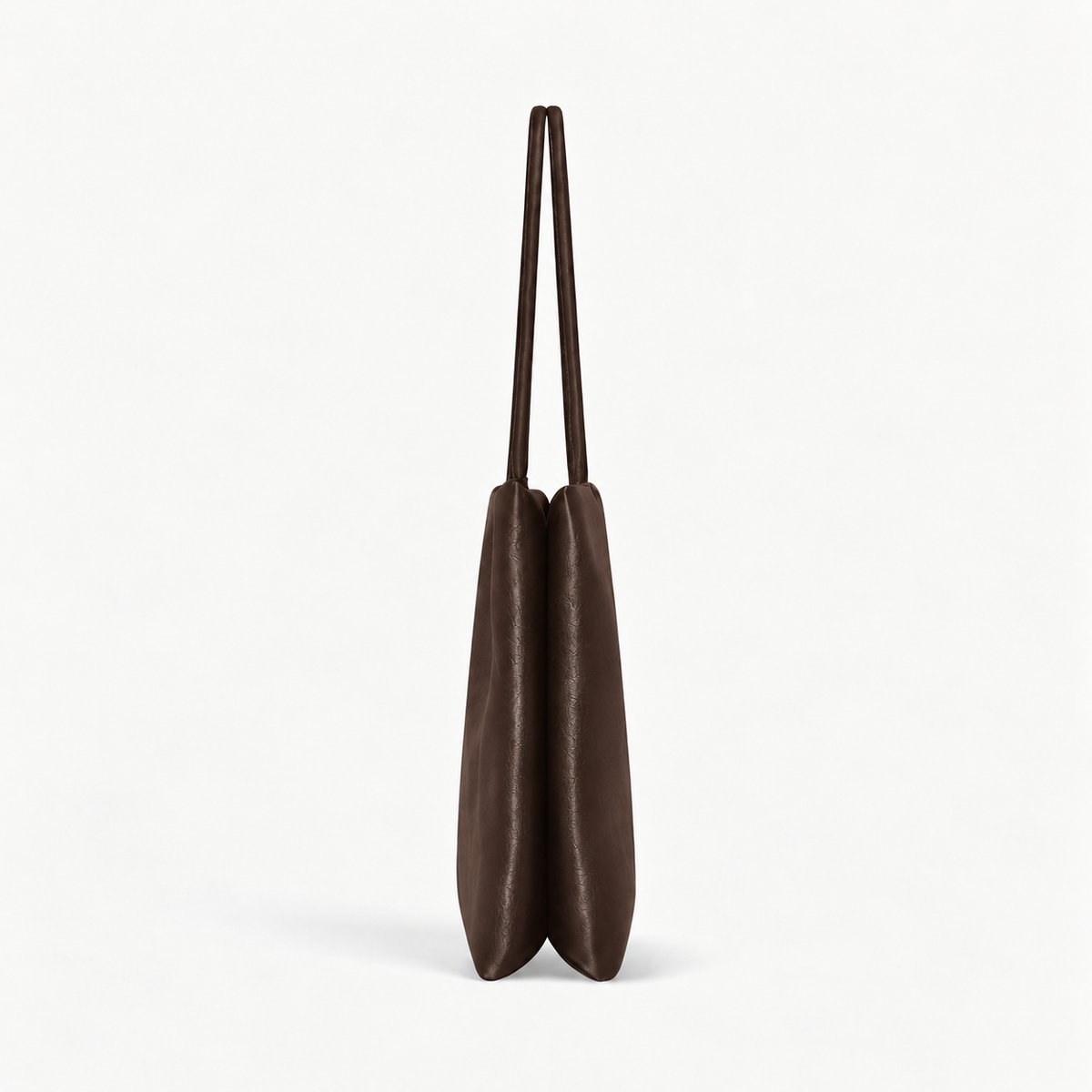 LUNE Double Compartment Lambskin Tote - Small