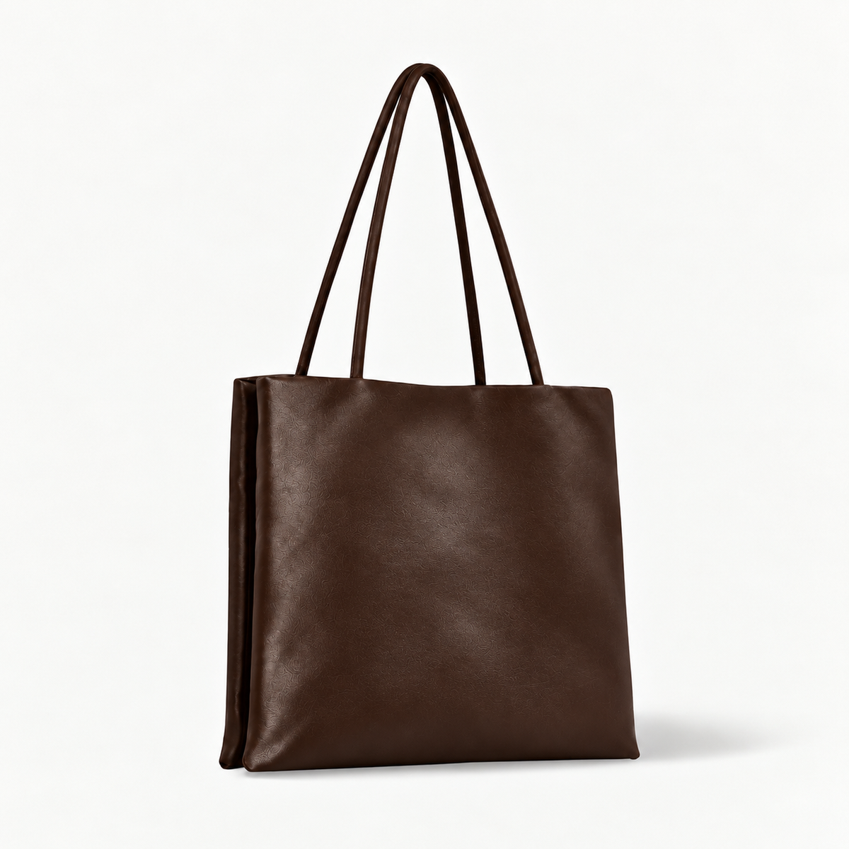 LUNE Double Compartment Lambskin Tote - Small