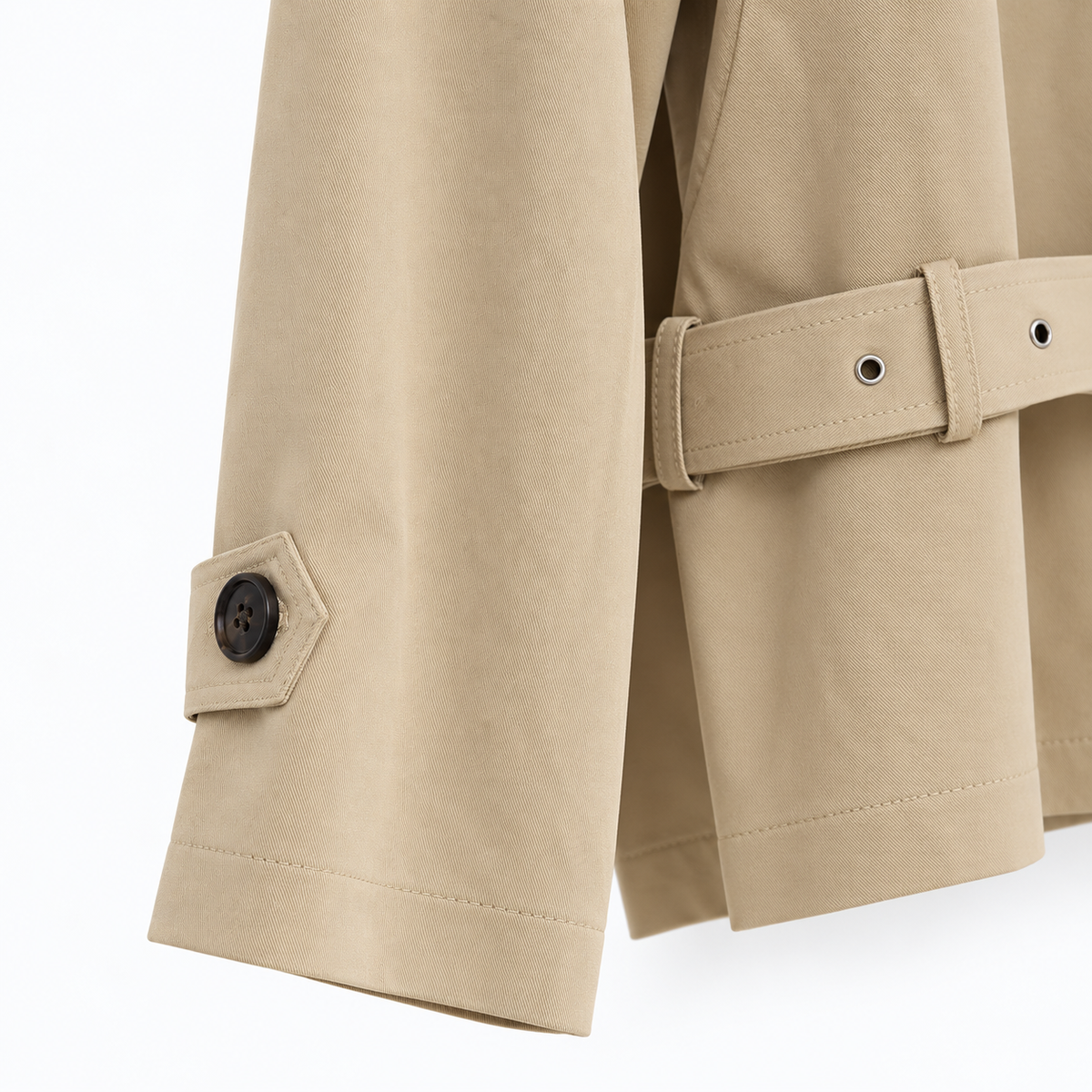 MONTE Oversized Short Trench Jacket - Women One Size