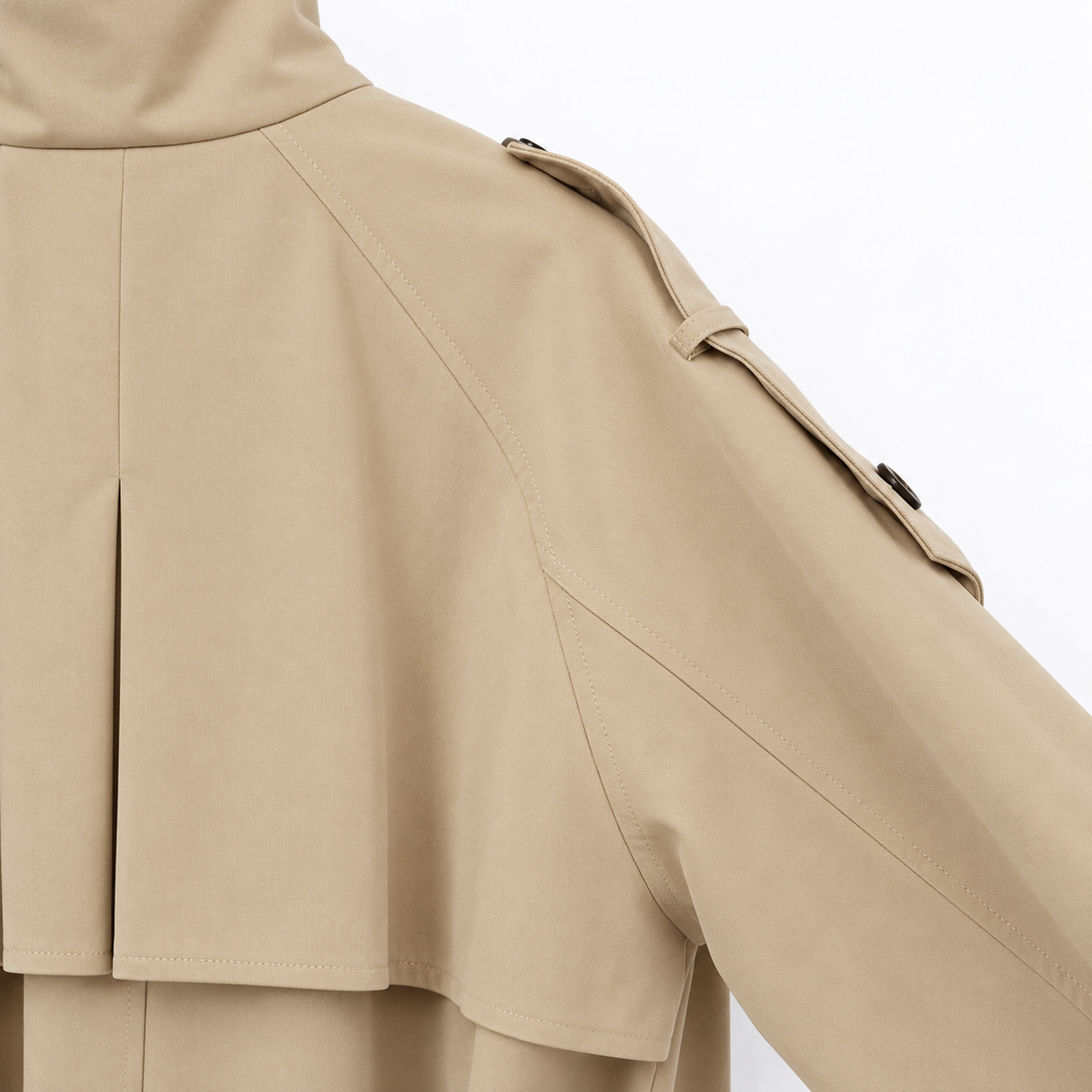 MONTE Oversized Short Trench Jacket - Women One Size