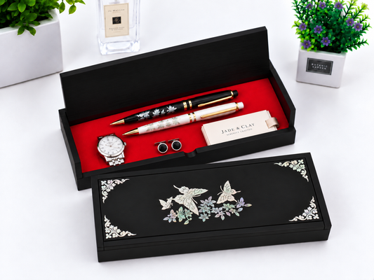 Korean Mother-of-Pearl Heritage Box – Butterfly Garden