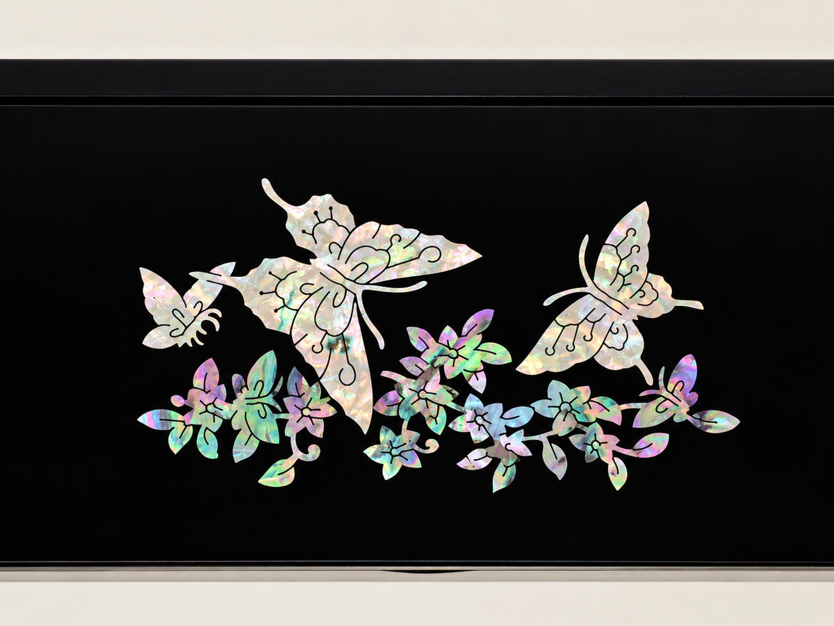 Korean Mother-of-Pearl Heritage Box – Butterfly Garden