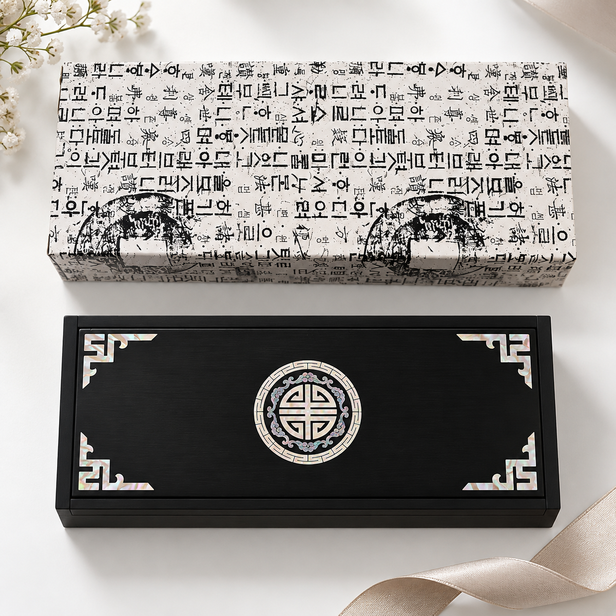 Korean Mother-of-Pearl Heritage Box – Longevity Symbol