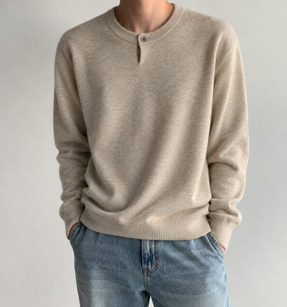 ELIO One-Button Textured Knit  - Men  (Unisex)