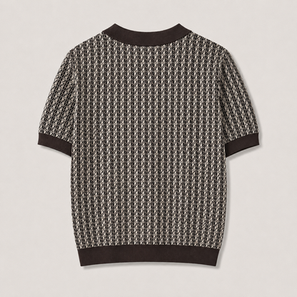 Heritage Geo Knit Polo - Men M / L