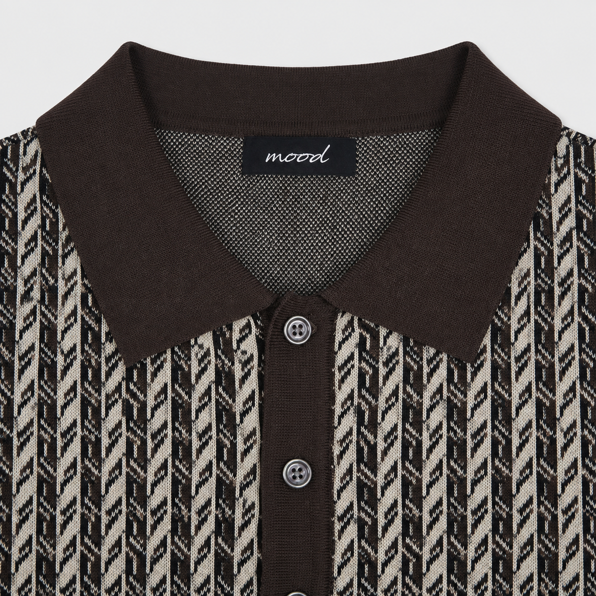 Heritage Geo Knit Polo - Men M / L