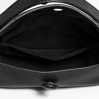 LUNE Button Flap Cowhide Mini Bag