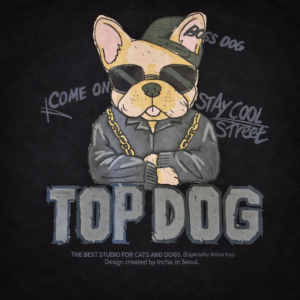 Top Dog T-Shirt (UNISEX / WOMEN – OVERFIT)