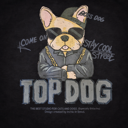 Top Dog T-Shirt (UNISEX / WOMEN – OVERFIT)