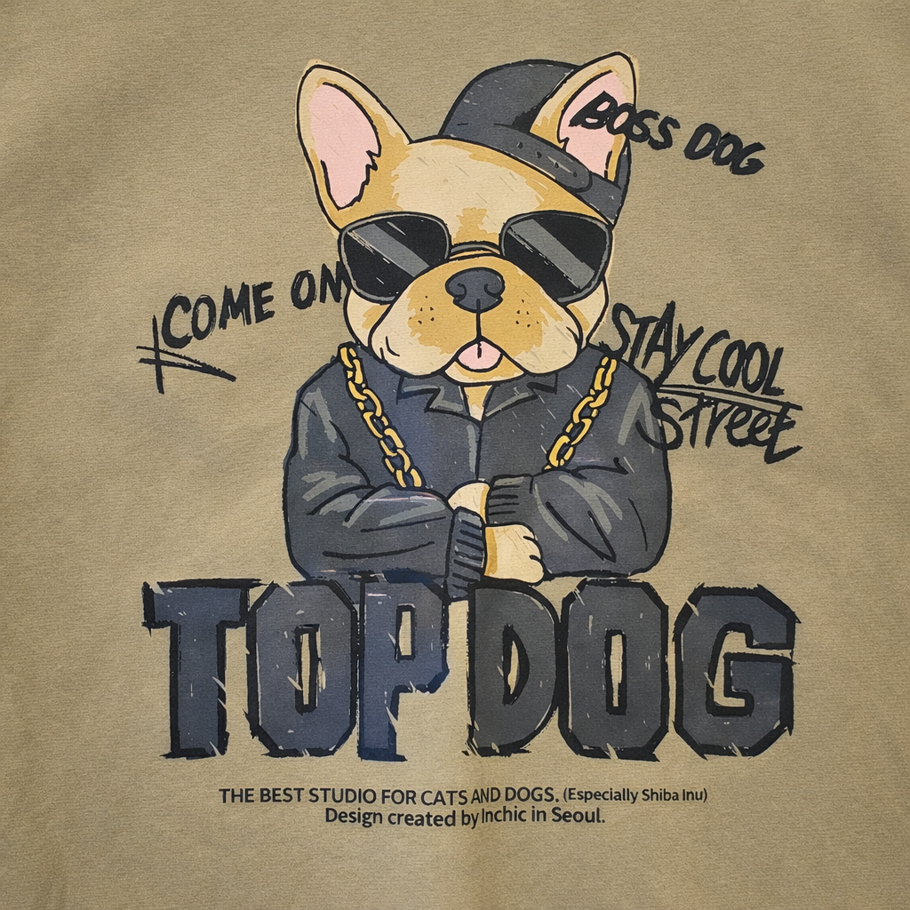 Top Dog T-Shirt (UNISEX / WOMEN – OVERFIT)