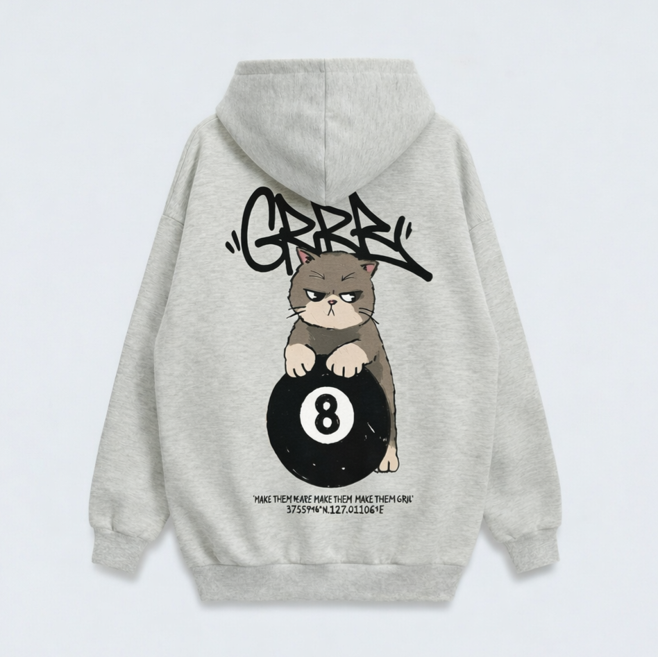 GRRA Graphic Hoodie  (UNISEX / WOMEN - OVERFIT)