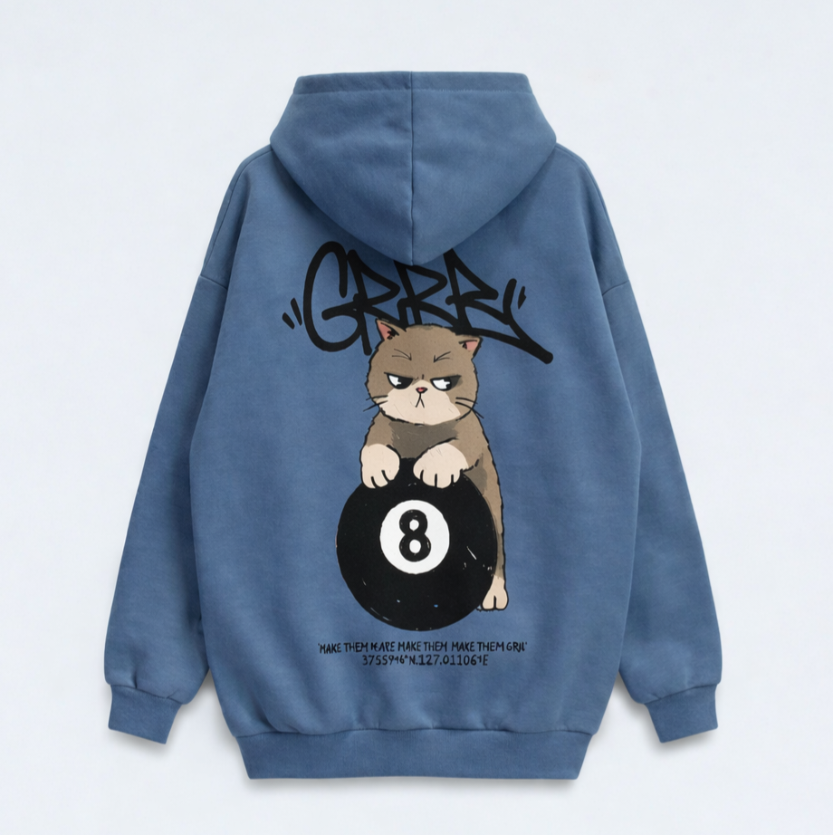 GRRA Graphic Hoodie  (UNISEX / WOMEN - OVERFIT)