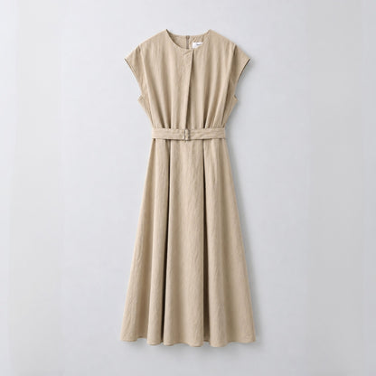 RENE Textured A-Line Midi Dress - Women One Size