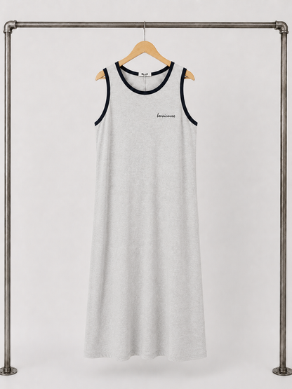 Vintage Ringer Tank Dress – Women One Size