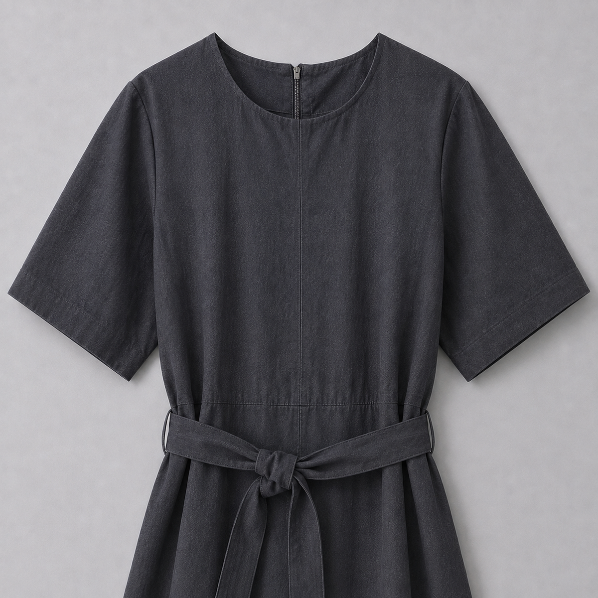 ELORA Structured Belted Midi Dress - Women One Size
