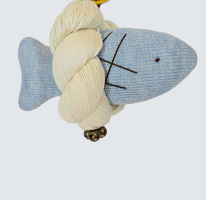 Guardian Fish Charm – Baby Blue (SMALL) | Korean Blessing Charm