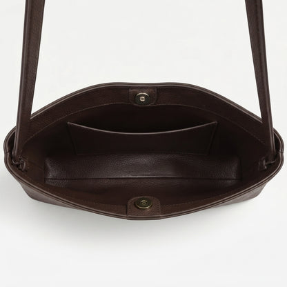 MIREN Refined Cowhide Leather Shoulder Bag
