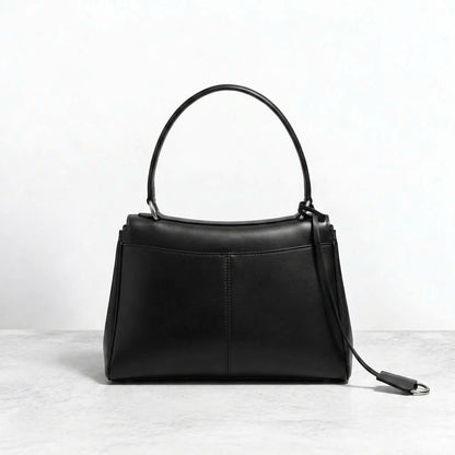 AVEN Drape Lock Leather Handbag - Small