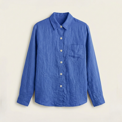 Soft Touch Premium Linen Shirt - Women One Size