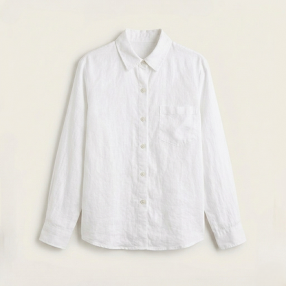 Soft Touch Premium Linen Shirt - Women One Size