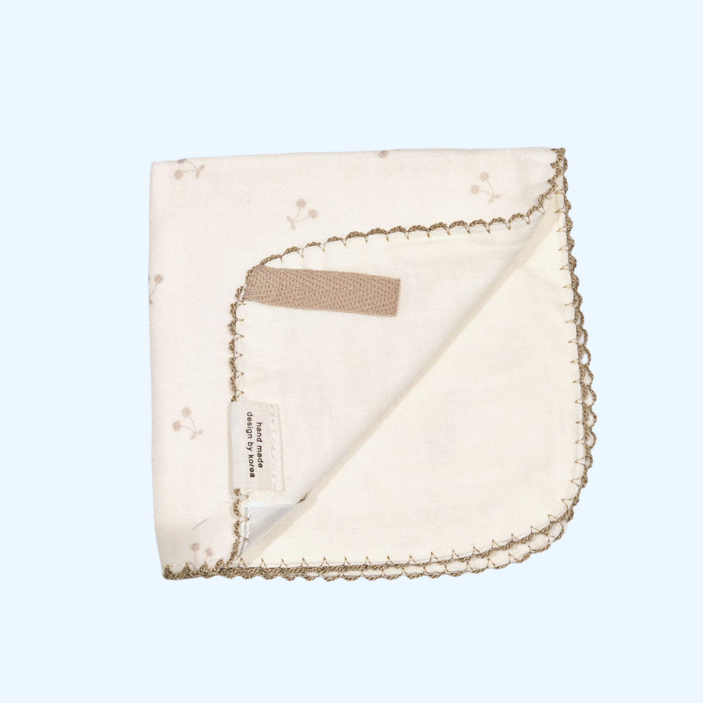 Cherry Mini Print Cotton Handkerchief