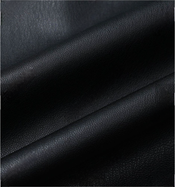 Minimal Style Faux Leather Jacket / Unisex (Oversized Fit for Women)