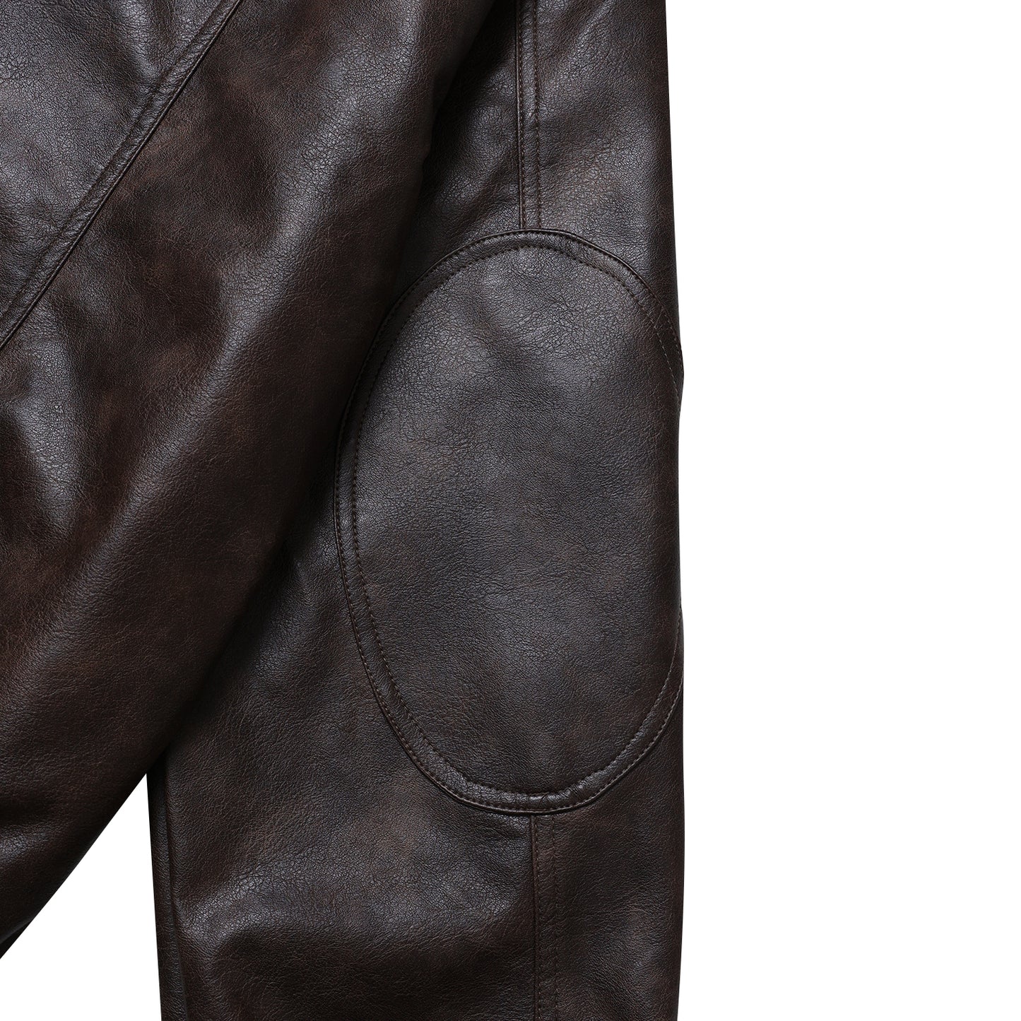 Urban Ease Faux Leather Jacket / Unisex - Brown