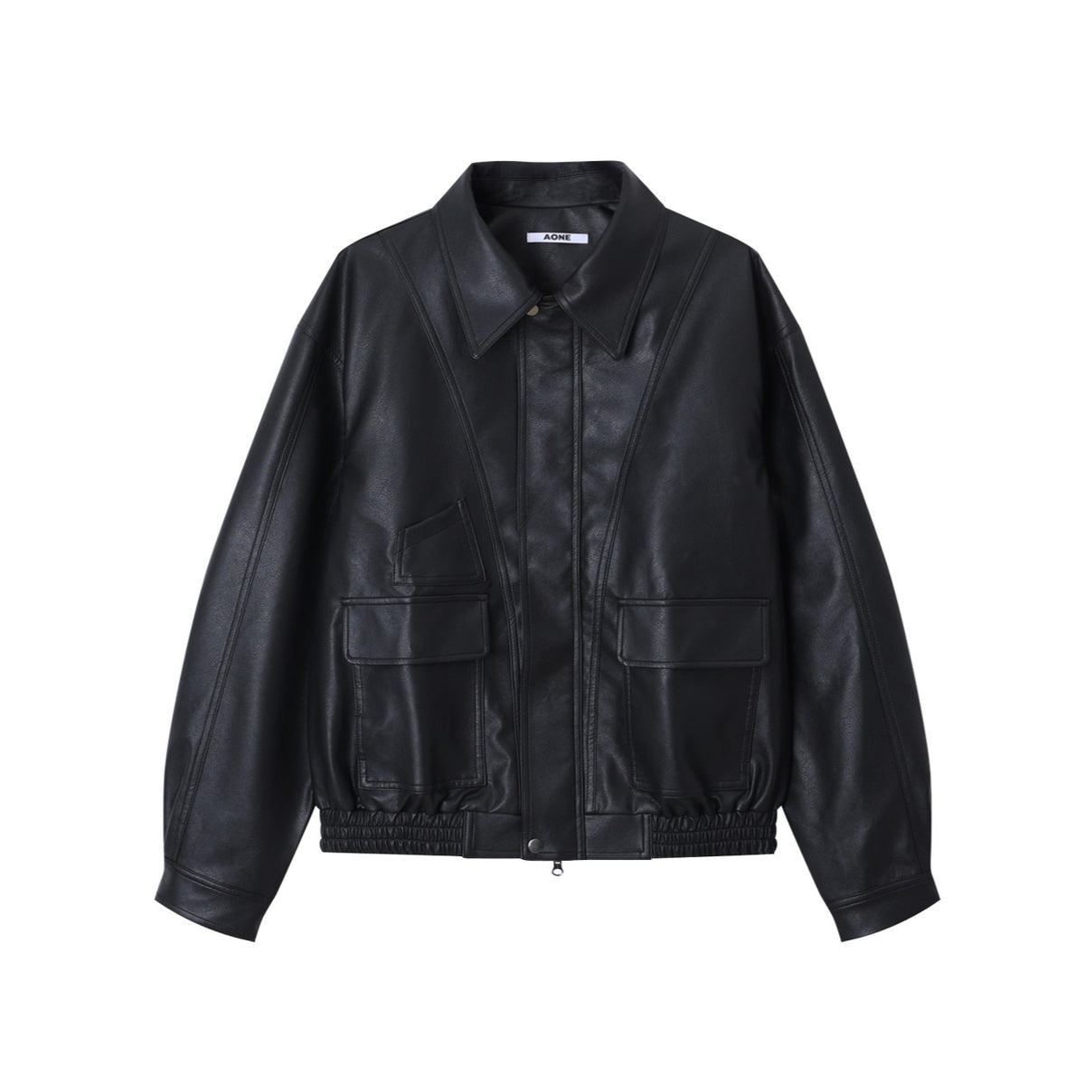 Urban Ease Oversized Faux Leather Jacket – Women One Size / Unisex