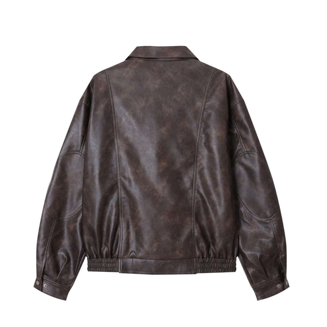 Urban Ease Faux Leather Jacket / Unisex - Brown