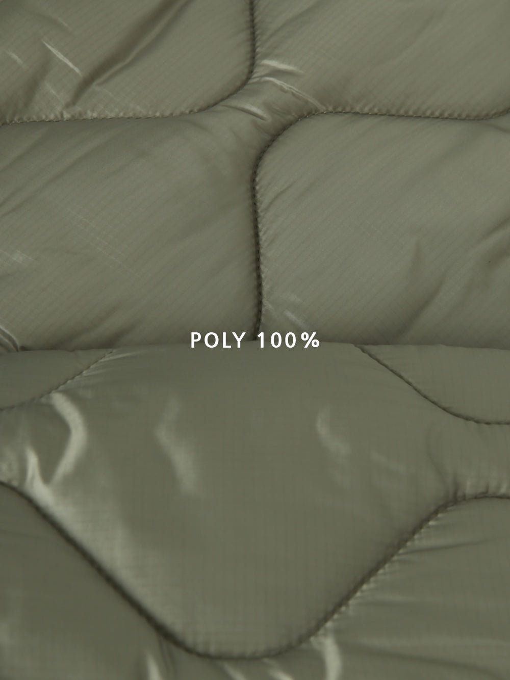 Quilted Padded Jacket - Olive  (Unisex)