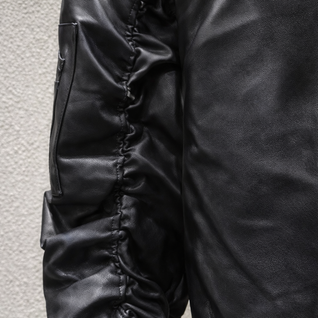 Attached-Layer Hooded Padded Jacket (Unisex)