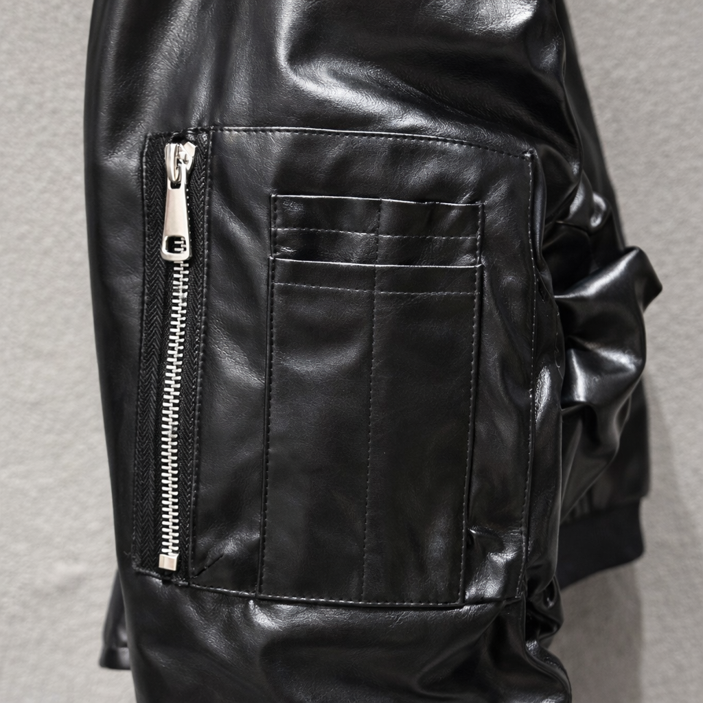 Attached-Layer Hooded Padded Jacket (Unisex)