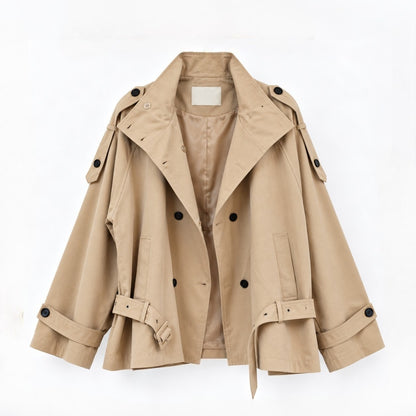MONTE Oversized Short Trench Jacket - Women One Size