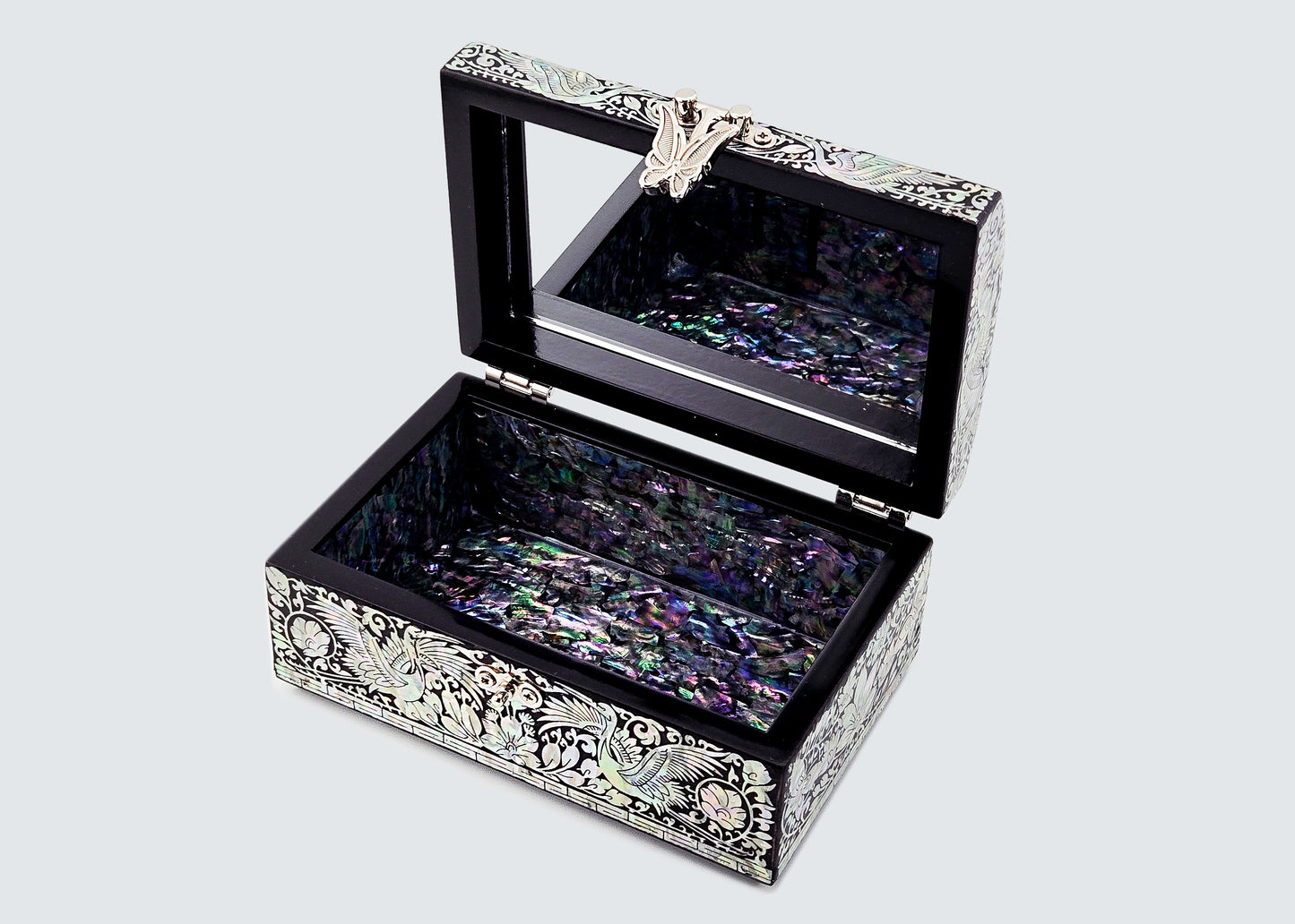 Jagae Mother-of-Pearl Premium Treasure Box – Black