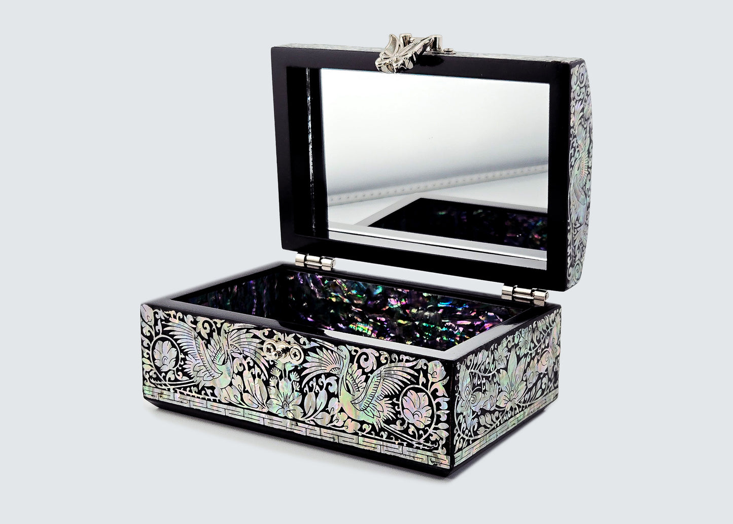 Jagae Mother-of-Pearl Premium Treasure Box – Black