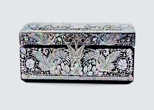 Jagae Mother-of-Pearl Premium Treasure Box – Black