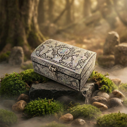 Jagae Mother-of-Pearl Premium Treasure Box – Black