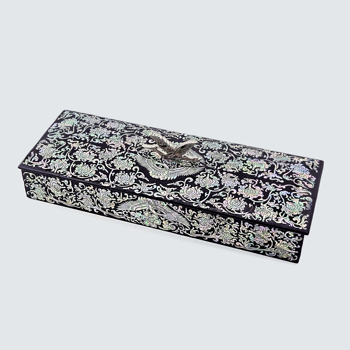 JAGAE Korean Mother-of-Pearl Long Box – Decorative Pen & Jewelry Case