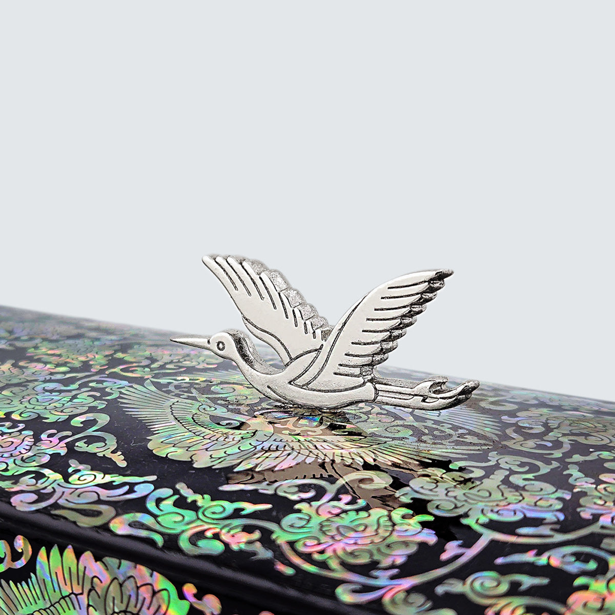 JAGAE Korean Mother-of-Pearl Long Box – Decorative Pen & Jewelry Case