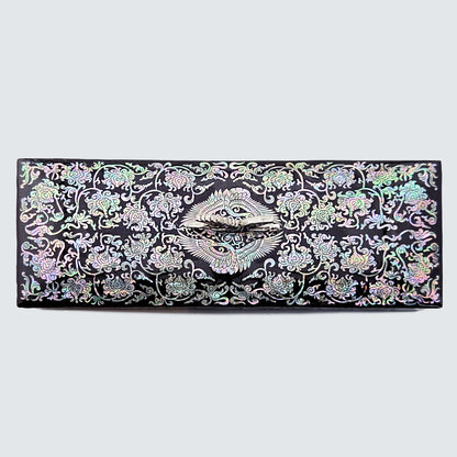 JAGAE Korean Mother-of-Pearl Long Box – Decorative Pen & Jewelry Case